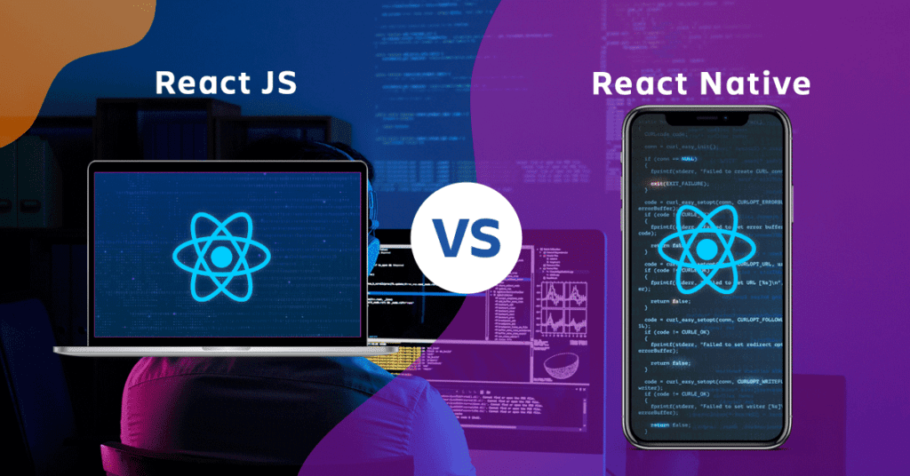 Difference Between React and React Native - O7 Services